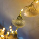 pusteblumen kette lichterkette löwenzahn basteln diy haltbar